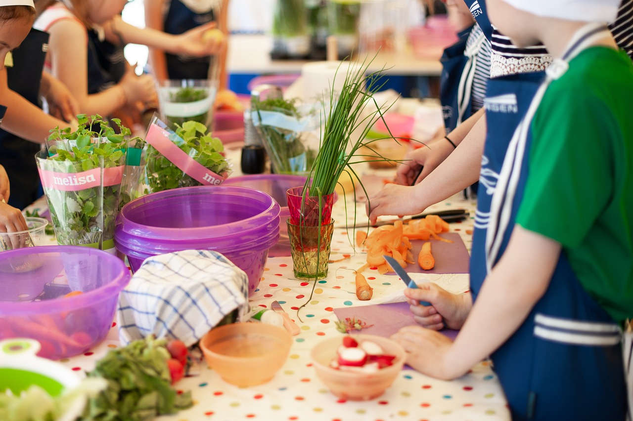 Kinderkochkurs im Haus der Küchen