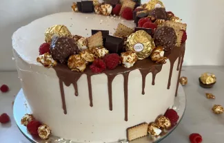 Weihnachtliche Torte